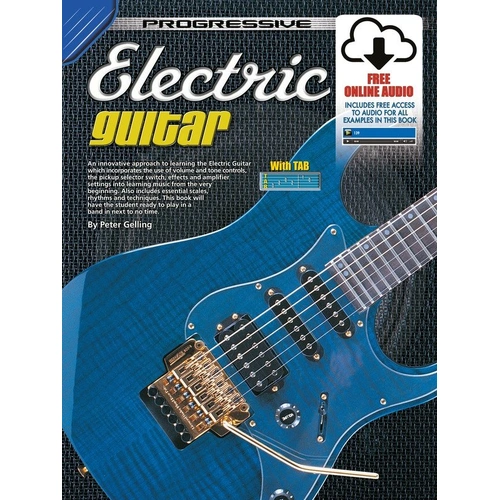 Progressive Electric Guitar Book for Beginners with CD - Learn Chords, Strumming, Scales, and More