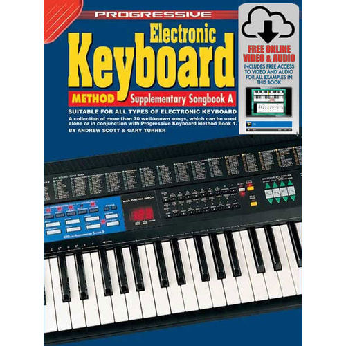 Progressive Keyboard Method Supplementary Book with Online Video & Audio