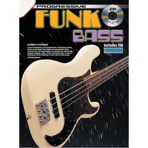 Progressive Funk Bass Book with CD