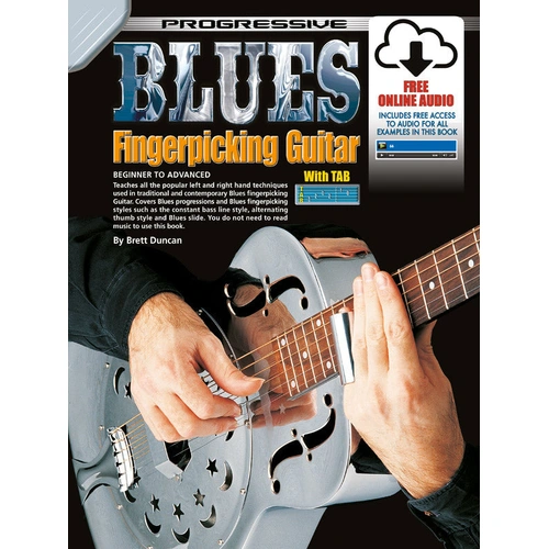 Progressive Blues Fingerpicking Guitar Book