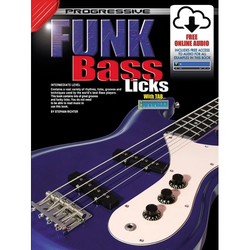 Progressive Funk Bass Licks Book