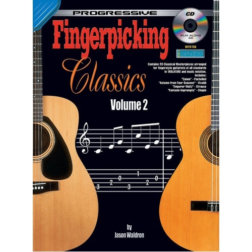 Progressive Fingerpicking Classics Volume 2 Book with CD