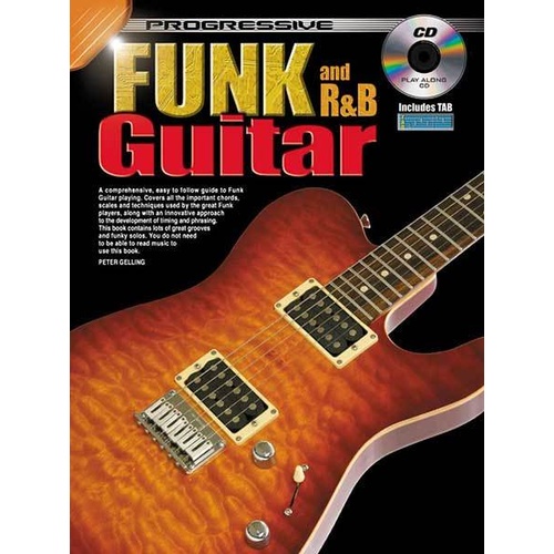 Progressive Funk and R&B Guitar Method Book with CD