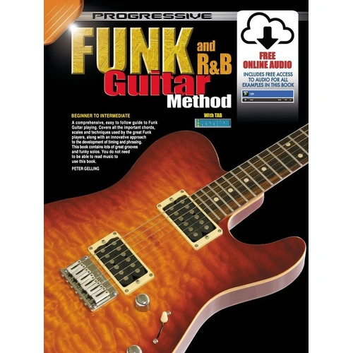 Progressive Funk and R&B Guitar Method Book with CD