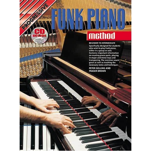 Progressive Funk Piano Method Book with CD