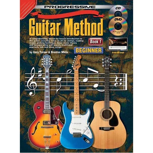 Progressive Guitar Method 1 Book and DVD Set