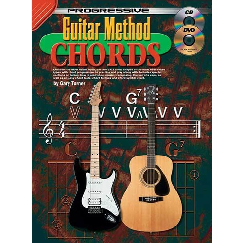 Progressive Guitar Method Chords Book/CD/DVD Book