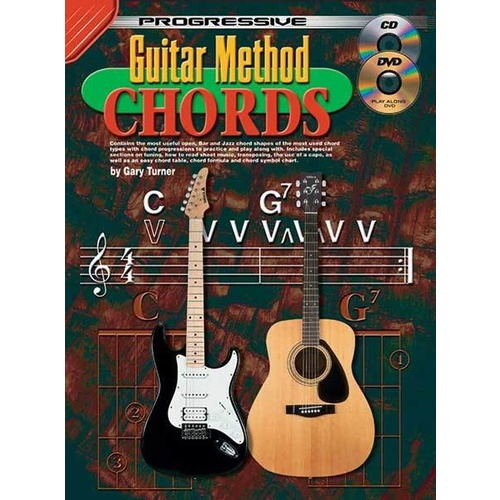 Progressive Guitar Method Chords Small Book/DVD Book