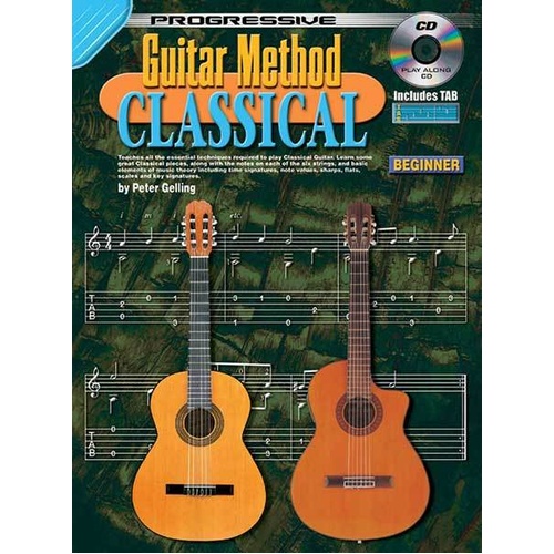 Progressive Guitar Method Classical Book with CD