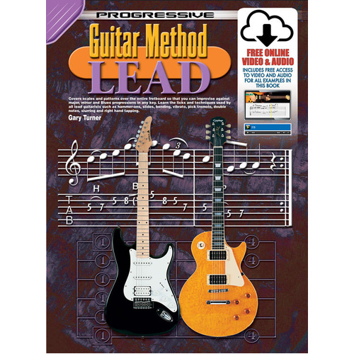 Progressive Guitar Method Lead Book with Online Video & Audio Access
