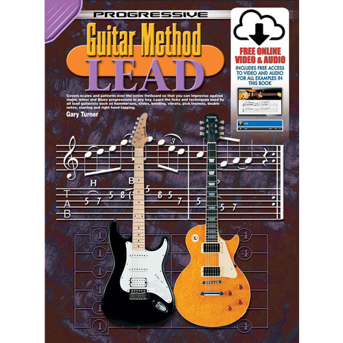 Progressive Guitar Method Lead Book/Online Video And Audio Book
