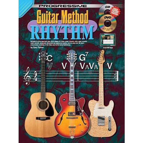 Progressive Guitar Method Rhythm Book/CD/DVD Book