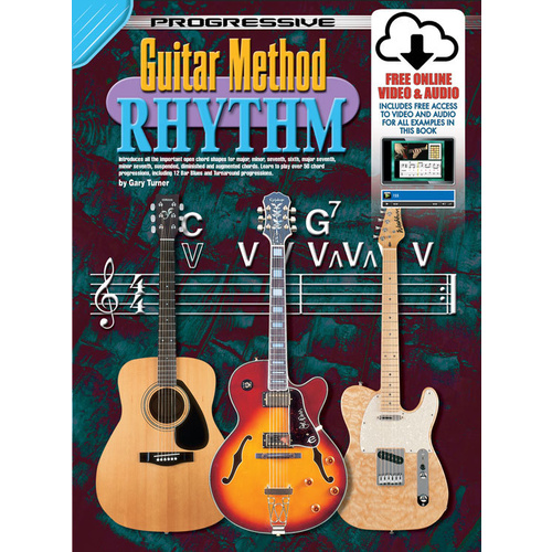 Progressive Guitar Method Rhythm Book/Online Video And Audio Book