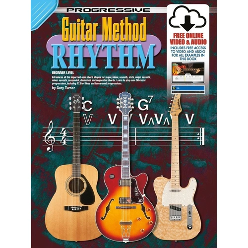 Progressive Guitar Method Rhythm Book with DVD & CD