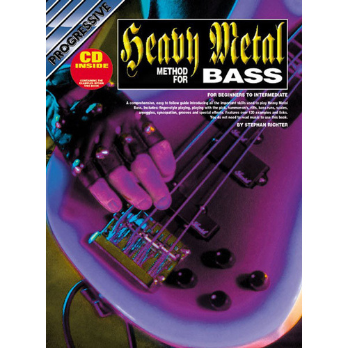 Progressive Heavy Metal Method for Bass Book and CD