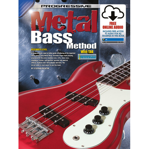 Progressive Heavy Metal Bass Book for Guitar