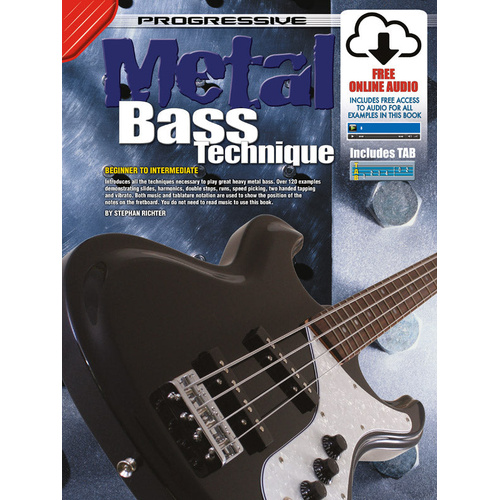 Progressive Heavy Metal Techniques for Bass Book