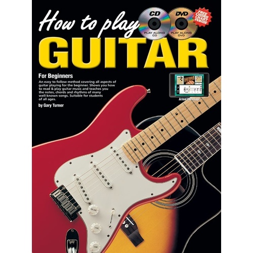 How To Play Guitar For Beginners Book/CD/DVD Book