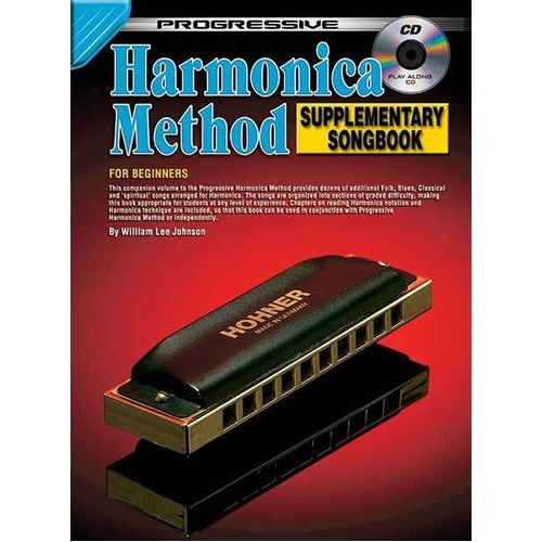 Progressive Harmonica Method Supplementary Songbook with CD