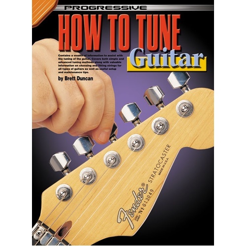 Progressive How To Tune Guitar Book with CD