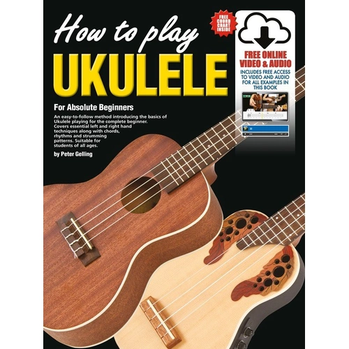 How to Play Ukulele Book by Learn To Play Publishing - 48 Pages