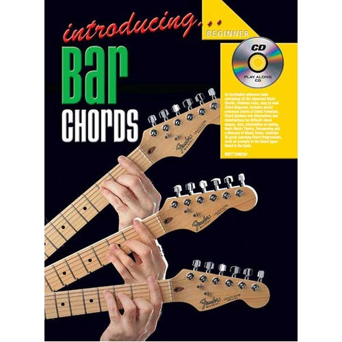 Bar Chords Book with CD for Intermediate Guitarists