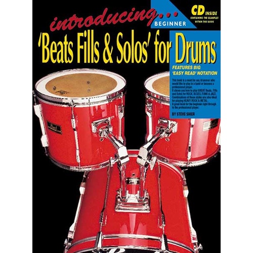 Introducing Beats, Fills And Solos For Drums Book/CD
