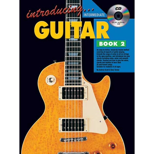 Guitar Book 2 with CD: Lesson Method for Chords, Notes & Rhythms of 25+ Songs