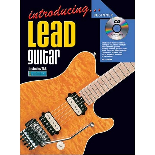 Lead Guitar Techniques Book with CD