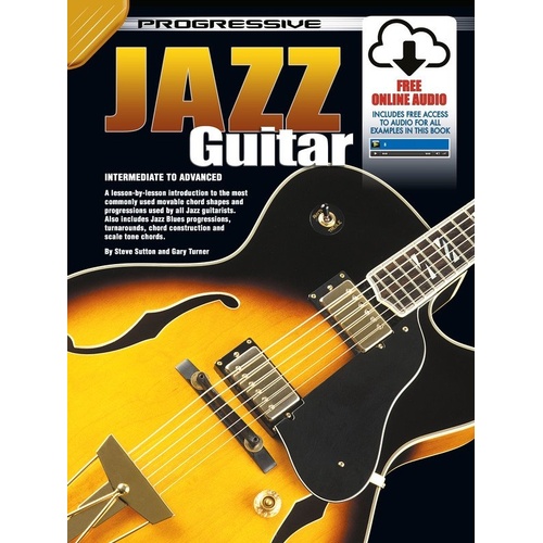 Progressive Jazz Guitar Book with CD for Beginners
