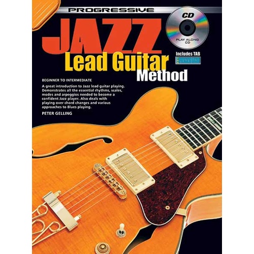 Progressive Jazz Lead Guitar Method Book with CD
