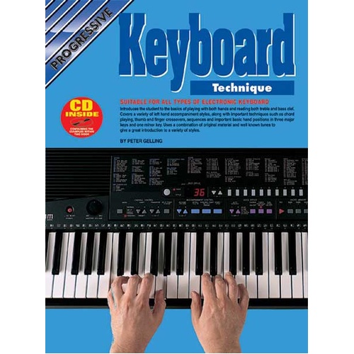 Progressive Keyboard Technique Book with CD