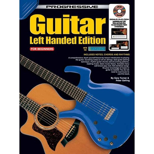 Progressive Guitar Left Handed Edition Book/DVD-Rom Book