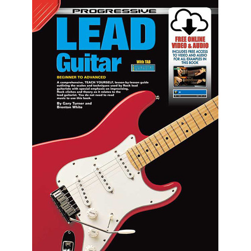 Progressive Lead Guitar Book with Online Video & Audio Access