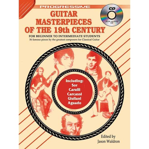 Progressive Guitar Masterpieces of the 19th Century Book with CD