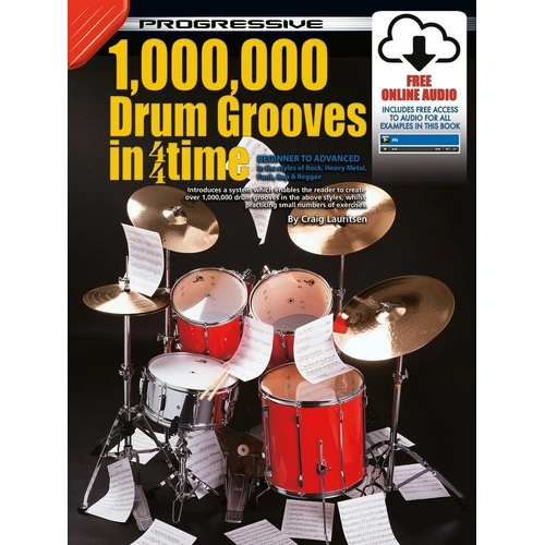 Progressive 1,000,000 Drum Grooves in 4/4 Time Book
