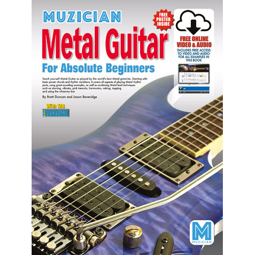 Muzician Beginner Metal Guitar Book