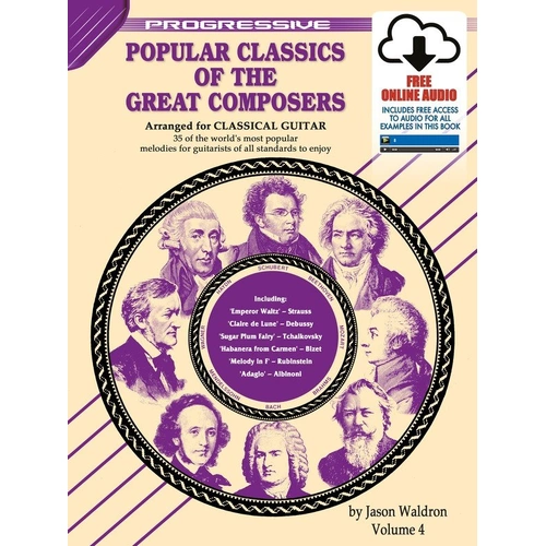Progressive Popular Classics of the Great Composers Vol 4 for Guitar