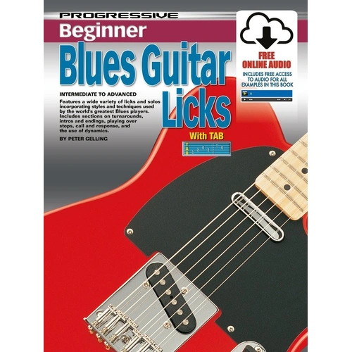 Progressive Beginner Blues Guitar Licks - 52 Pages, Learn To Play Publishing