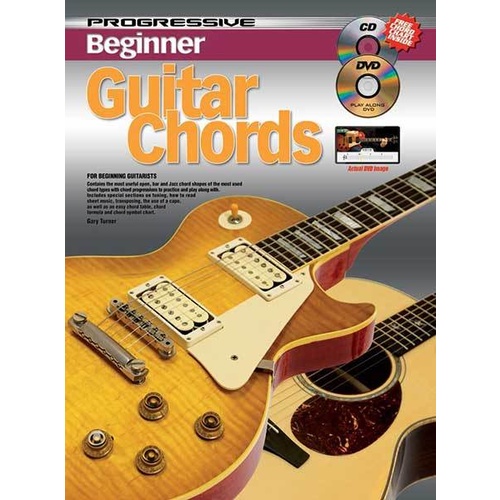 Progressive Beginner Guitar Chords Book/CD/DVD Book