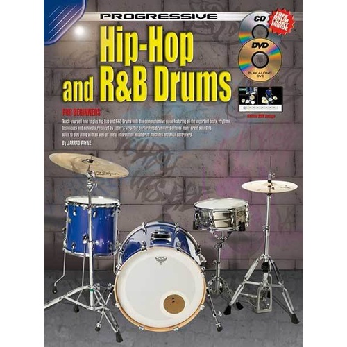Progressive Beginner Hip Hop And R&B Drums Book/CD/DVD Book