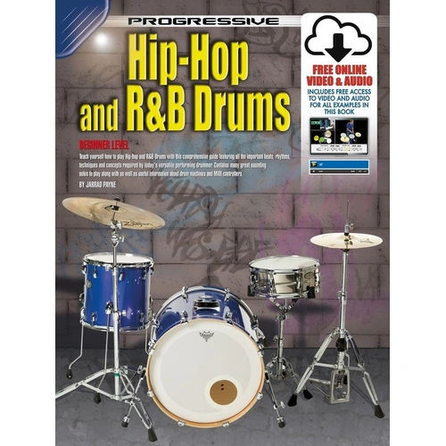 Progressive Hip-Hop and R&B Drums Book with DVD and CD