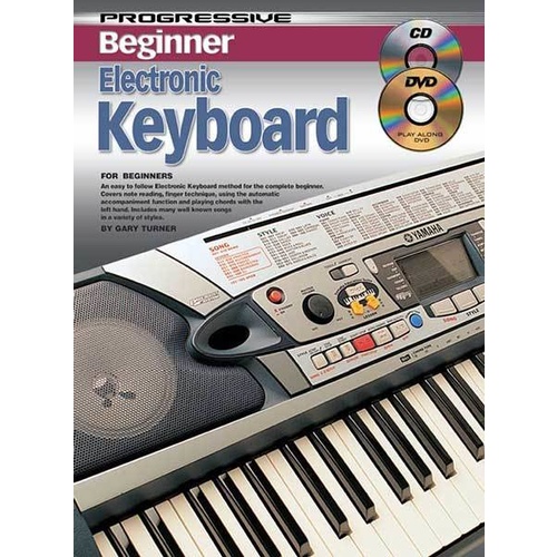 Progressive Beginner Keyboard Colour Edition Book/CD/DVD Book