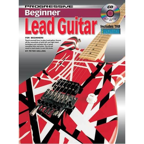 Progressive Beginner Lead Guitar Book with CD