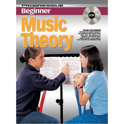 Progressive Beginner Music Theory Book and CD