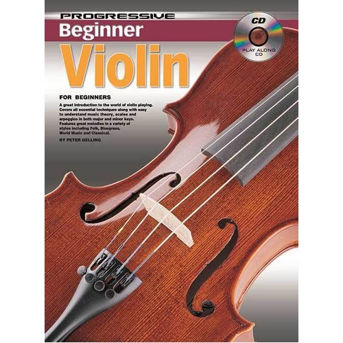 Progressive Beginner Violin Book with CD