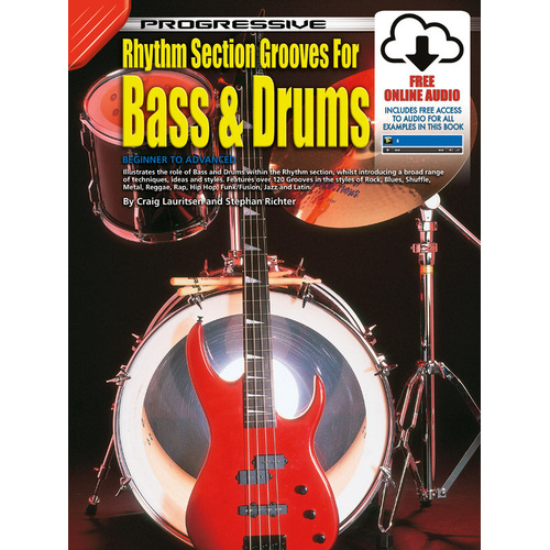 Progressive Rhythm Grooves Bass and Drums Book/OA