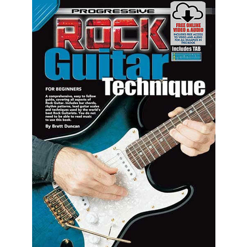 Progressive Rock Guitar Technique Book/Online Video And Audio Book