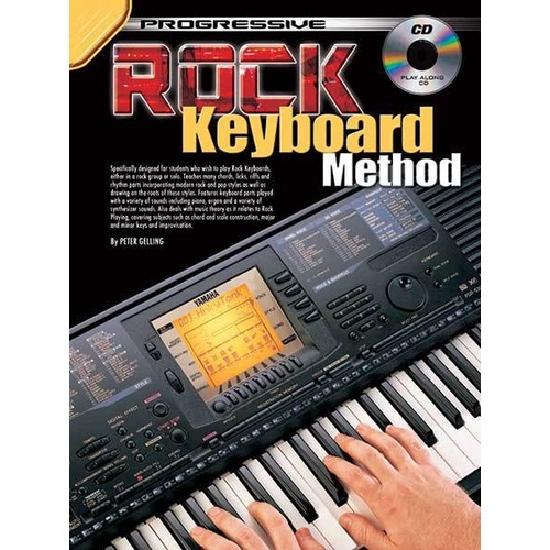 Progressive Rock Keyboard Method Book with CD