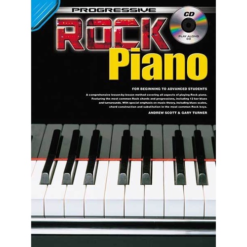 Progressive Rock Piano Method Book/CD